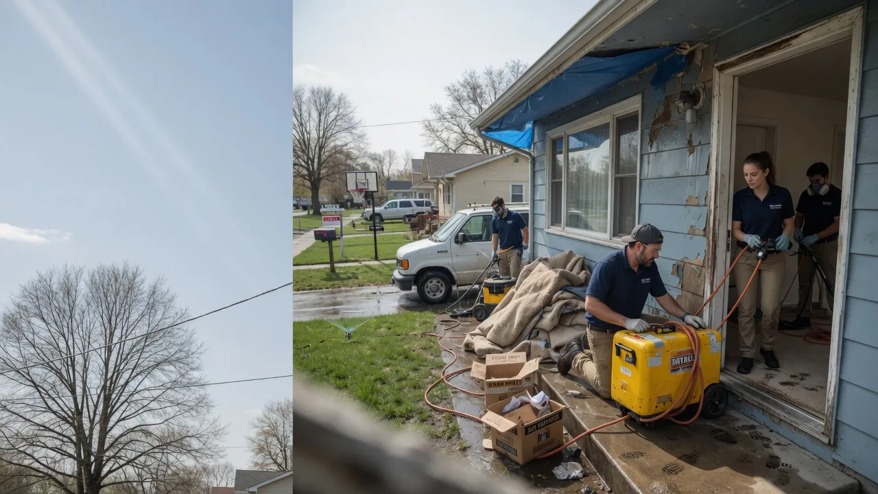 Basement Flood Cleanup in Linden, WI near me